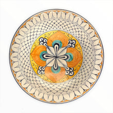 Carica l'immagine nel visualizzatore di Gallery, Majolica wall plate Renaissance Fall Flower