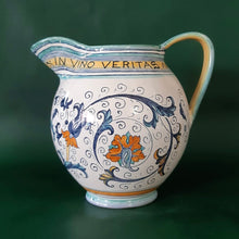Carica l'immagine nel visualizzatore di Gallery, Large Jug 'In Aqua Salus In Vino Veritas'