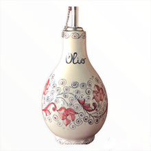 Carica l'immagine nel visualizzatore di Gallery, Olive Oil Bottle and Saucer Umbrian Rose
