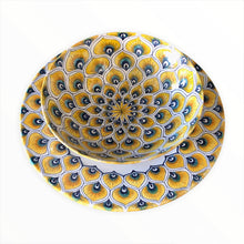 Load image into Gallery viewer, MiniMax dining set Yellow Peacock Feathers
