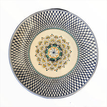 Carica l'immagine nel visualizzatore di Gallery, Large majolica wall plate Blue Fish Scale

