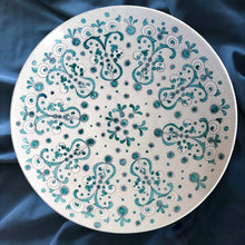 Load image into Gallery viewer, Large Wall Plate 'Moresco Aquamarine'

