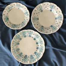 Load image into Gallery viewer, handamde ceramic dining set aquamarine
