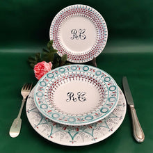 Load image into Gallery viewer, Three plates dining set 'Elia'
