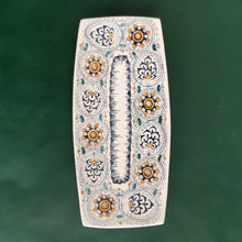Load image into Gallery viewer, Rectangular Serving Plate Little Palms Medium
